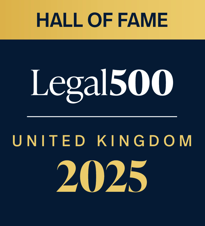 Legal 500 - Hall of Fame 2025