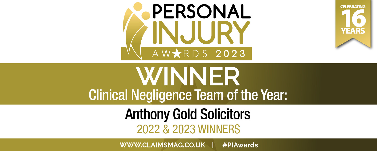 Proud winners of “Clinical Negligence Team of the Year” Award