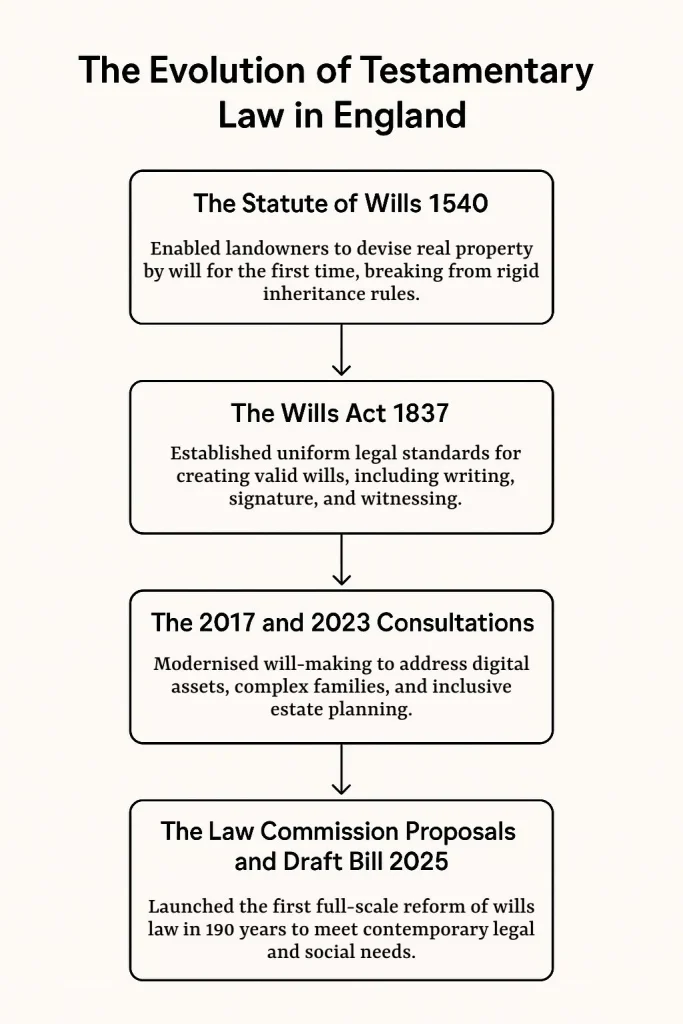 The Evolution of Testamentary Law in England