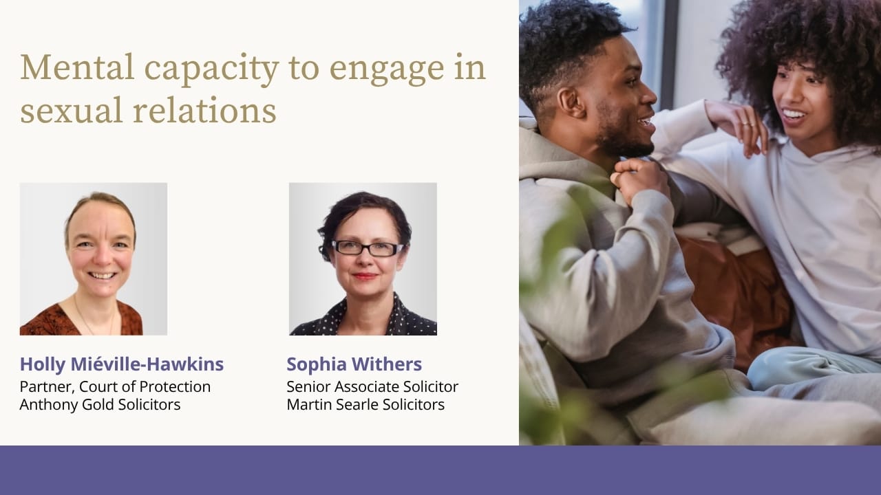 Mental capacity to engage in sexual relations